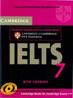 CAMBRIDGE IELTS 7 Ielts free
