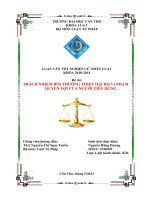 Trách nhiệm bồi thường thiệt hại do vi phạm quyền lợi của người tiêu dùng