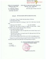 Báo cáo tài chính hợp nhất quý 1 năm 2014 - Công ty Cổ phần Tập đoàn Dabaco Việt Nam
