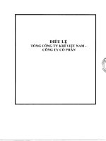 Bản điều lệ - Tổng Công ty Khí Việt Nam-CTCP