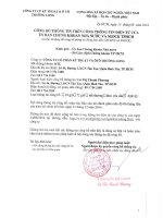 Báo cáo tài chính quý 2 năm 2014 (đã soát xét) - Công ty Cổ phần Kỹ thuật và Ô tô Trường Long