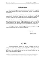 Nghiên cứu xử lí nước thải trên mô hình aeroten tự  tạo trong phòng thí nghiệm 