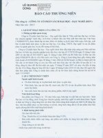 Báo cáo thường niên năm 2015 - Công ty Cổ phần Sách Đại học - Dạy nghề