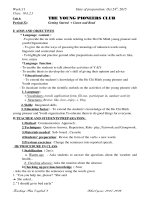 GIÁO ÁN TIẾNG ANH 8 UNIT 6