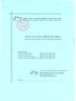 Báo cáo tài chính quý 3 năm 2011 - Công ty Cổ phần Xi măng Vicem Hải Vân