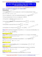 08 bai toan lap pt mat phang p1 pros(2016) 