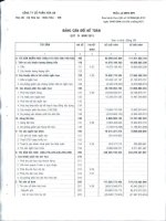Báo cáo tài chính quý 4 năm 2013 - Công ty Cổ phần Hóa An