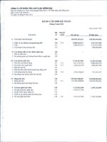 Báo cáo tài chính quý 3 năm 2012 - Công ty Cổ phần Tấm lợp Vật liệu xây dựng Đồng Nai