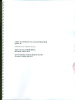 Báo cáo tài chính công ty mẹ quý 2 năm 2014 (đã soát xét) - Công ty cổ phần Vận tải Sản phẩm khí quốc tế