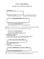 UNIT 6 comparisons 