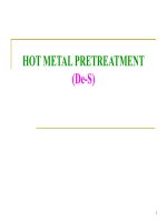HOT METAL PRETREATMENT XỬ LÝ LƯU HUỲNH