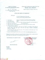 Báo cáo tài chính quý 4 năm 2015 - Công ty cổ phần Du lịch Dầu khí Phương Đông