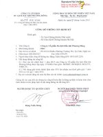 Báo cáo tài chính quý 1 năm 2014 - Công ty cổ phần Du lịch Dầu khí Phương Đông