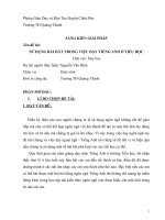 SKKN sử dụng bài hát trong việc dạy tiếng anh tiểu học