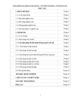 skkn kinh nghiệm xây dựng nề nếp lớp học tiểu học 