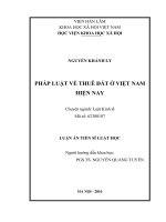 Pháp luật về thuê đất ở việt nam hiện nay