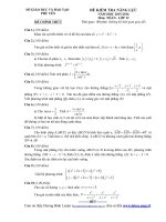 đề thi thử thpt quốc gia môn toán DE232 sở GDĐT  phú yên 