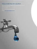 Báo cáo thường niên năm 2015 - CTCP Cấp nước Long Khánh