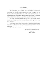 Tính toán thiết kế trạm xử lý nước cho khu vực cửa khẩu Nà Nưa – Xã Quốc Khánh – Huyện Tràng Định – Tỉnh Lạng Sơn.