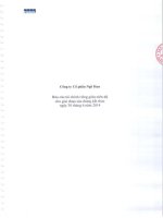 Báo cáo tài chính công ty mẹ quý 2 năm 2014 (đã soát xét) - Công ty Cổ phần Ngô Han