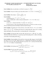 đề thi thử thpt quốc gia môn toán DE231 THPT võ nguyên giáp  quảng ngãi 