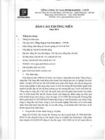 Báo cáo thường niên năm 2013 - Tổng Công ty Gas Petrolimex-CTCP