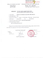 Báo cáo thường niên năm 2015 - Công ty cổ phần Cấp nước Ninh Thuận