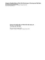 Báo cáo tài chính quý 1 năm 2016 - Công ty cổ phần Đầu tư Phát triển Xây dựng và Thương mại Việt Nam