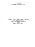 Báo cáo tài chính năm 2014 (đã kiểm toán) - Công ty cổ phần Đầu tư Xây dựng và Khai thác Công trình Giao thông 584