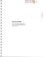 Báo cáo tài chính năm 2015 (đã kiểm toán) - Công ty Cổ phần Cấp nước Nhà Bè