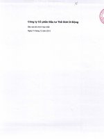 Báo cáo tài chính hợp nhất quý 4 năm 2015 - Công ty cổ phần Đầu tư Thế giới Di động