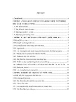 Quy hoạch hệ thống xử lý nước thải làng nghề sản xuất bún Khắc Niệm, thành phố Bắc Ninh, tỉnh Bắc Ninh giai đoạn 20152025