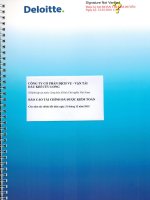Báo cáo tài chính năm 2015 (đã kiểm toán) - Công ty cổ phần Dịch vụ Vận tải Dầu khí Cửu Long
