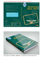 Trích đoạn chinh phục đỉnh cao hóa học quốc gia quốc tế 