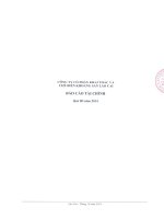 Báo cáo tài chính quý 3 năm 2014 - Công ty Cổ phần Khai thác và Chế biến Khoáng sản Lào Cai