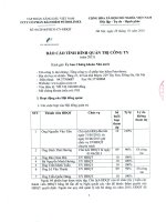 Báo cáo tình hình quản trị công ty - Tổng Công ty cổ phần Bảo hiểm Petrolimex