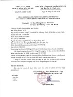 Báo cáo tài chính năm 2015 (đã kiểm toán) - Công ty Cổ phần Dịch vụ Hàng hóa Nội Bài