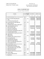 Báo cáo tài chính quý 4 năm 2010 - Công ty Cổ phần Xây dựng 565