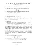 đề thi thử thpt quốc gia môn toán DE56 THPT hồng lĩnh, hà tĩnh w 