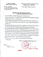 Báo cáo tài chính quý 3 năm 2015 - Công ty Cổ phần Chứng khoán Quốc gia