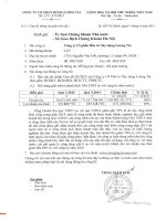 Báo cáo tài chính quý 3 năm 2015 - Công ty Cổ phần Đầu tư Xây dựng Lương Tài