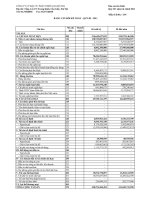 Báo cáo tài chính quý 3 năm 2011 - Công ty Cổ phần Đầu tư và Phát triển Gas Đô Thị