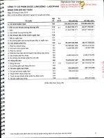 Báo cáo tài chính quý 2 năm 2013 (đã soát xét) - Công ty Cổ phần Dược Lâm Đồng - Ladophar