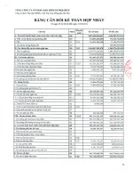 Báo cáo tài chính hợp nhất quý 1 năm 2016 - Tổng Công ty cổ phần Bảo hiểm Petrolimex