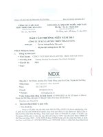 Báo cáo thường niên năm 2013 - Công ty Cổ phần Xây lắp Phát triển Nhà Đà Nẵng