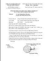 Báo cáo thường niên năm 2013 - Công ty Cổ phần Điện lực Dầu khí Nhơn Trạch 2