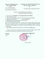 Báo cáo tài chính quý 4 năm 2010 - Công ty Cổ phần Đầu tư và Xây dựng Thủy lợi Lâm Đồng