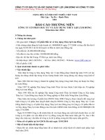 Báo cáo thường niên năm 2014 - Công ty Cổ phần Đầu tư và Xây dựng Thủy lợi Lâm Đồng