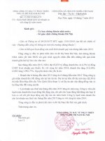 Báo cáo tài chính quý 2 năm 2015 - Tổng Công ty Đầu tư Phát triển Nhà và Đô thị Nam Hà Nội