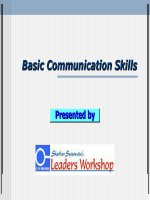 Giao tiếp cơ bản Basic communication skills